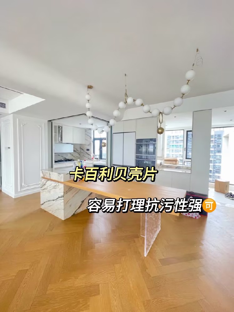 藝術(shù)漆抄作業(yè)成功！奶油風(fēng)的小家真的太絕啦！貝殼片藝術(shù)漆
